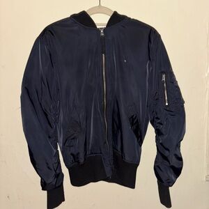 PacSun Dark Blue Bomber Jacket